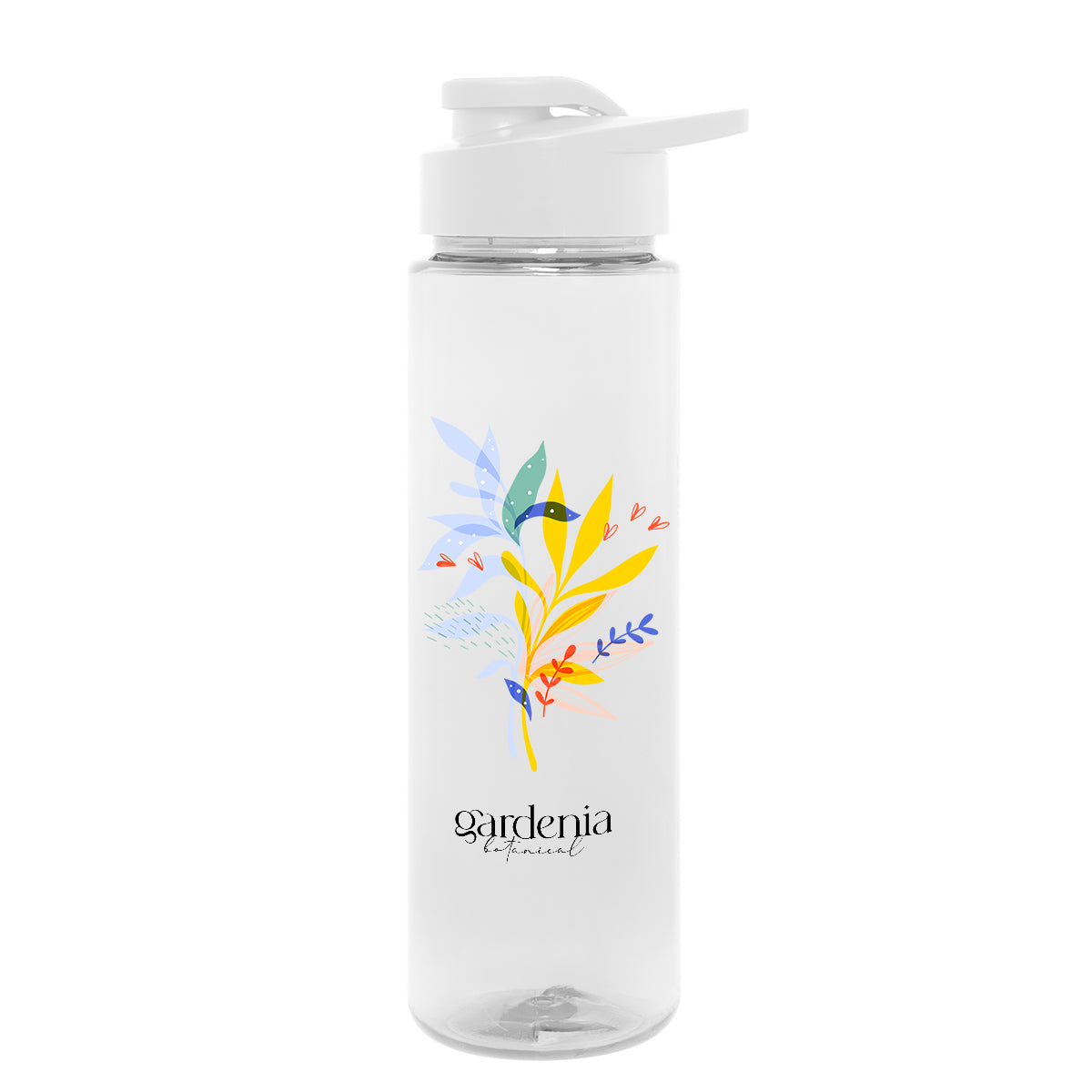 Rhythm Bottle in Full Color, 28 oz - Clear - Colorbrite