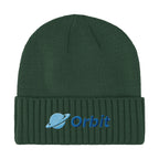 Ribbed Cuff Beanie in Recycled PET - Embroidery