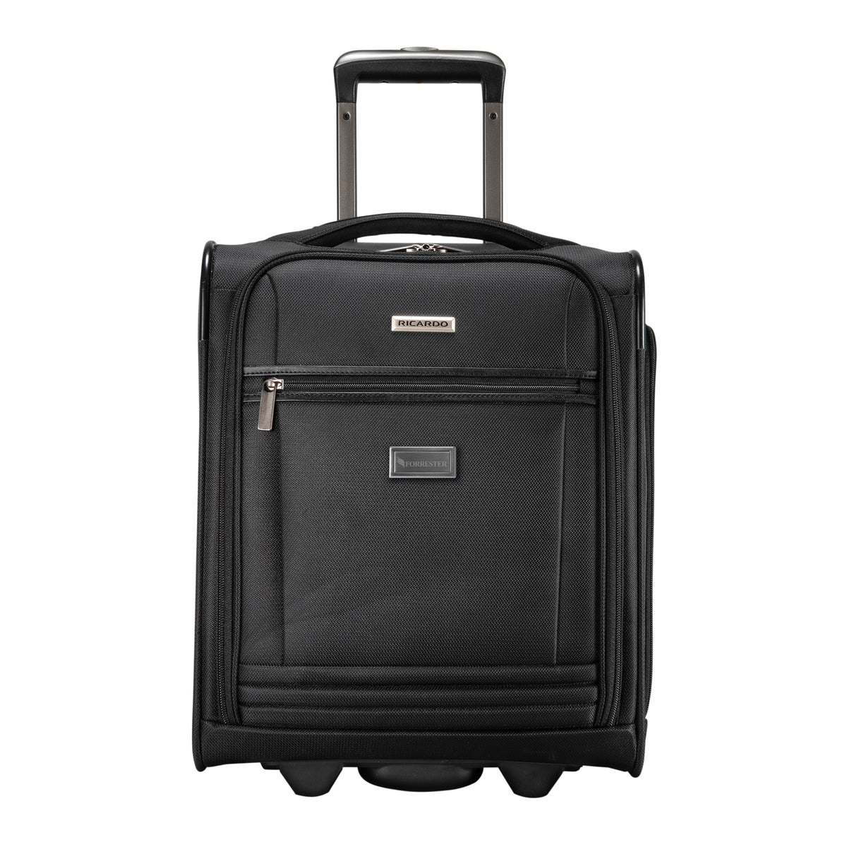 Ricardo Avalon Softside Carry-On, Small, 16 Inch - Black - Laser Engraving