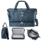 Ricardo Avalon Weekender Duffel Bag with a Drop Bottom - Blue - Laser
