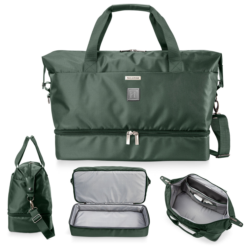 Ricardo Avalon Weekender Duffel Bag with a Drop Bottom - Laser