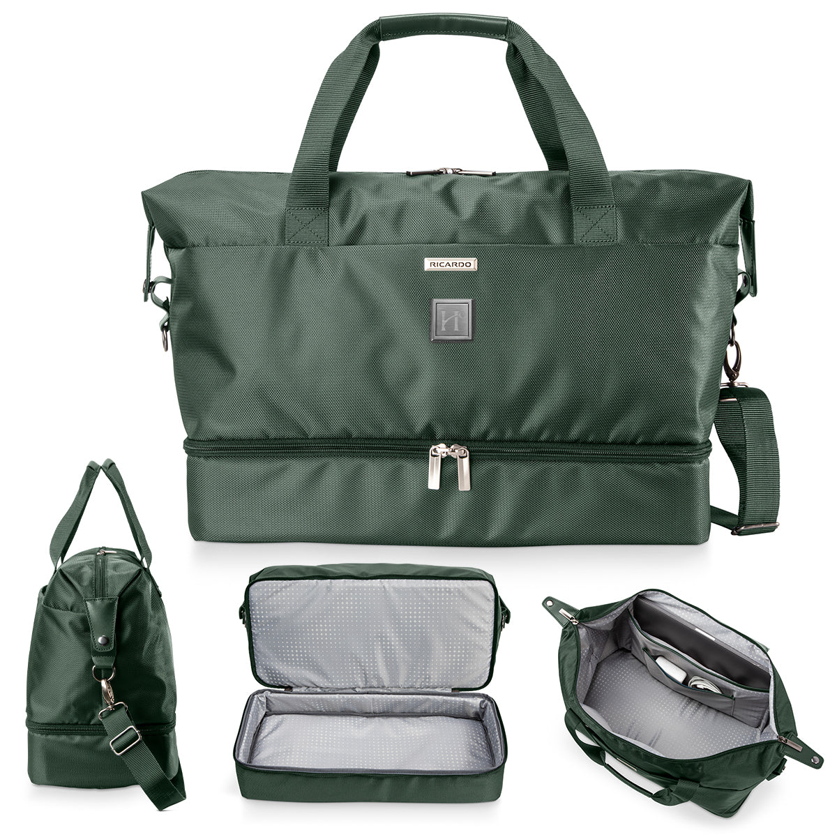Ricardo Avalon Weekender Duffel Bag with a Drop Bottom - Laser