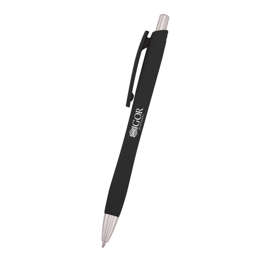 Riel Pen with Your Logo - Black - Silk Screen