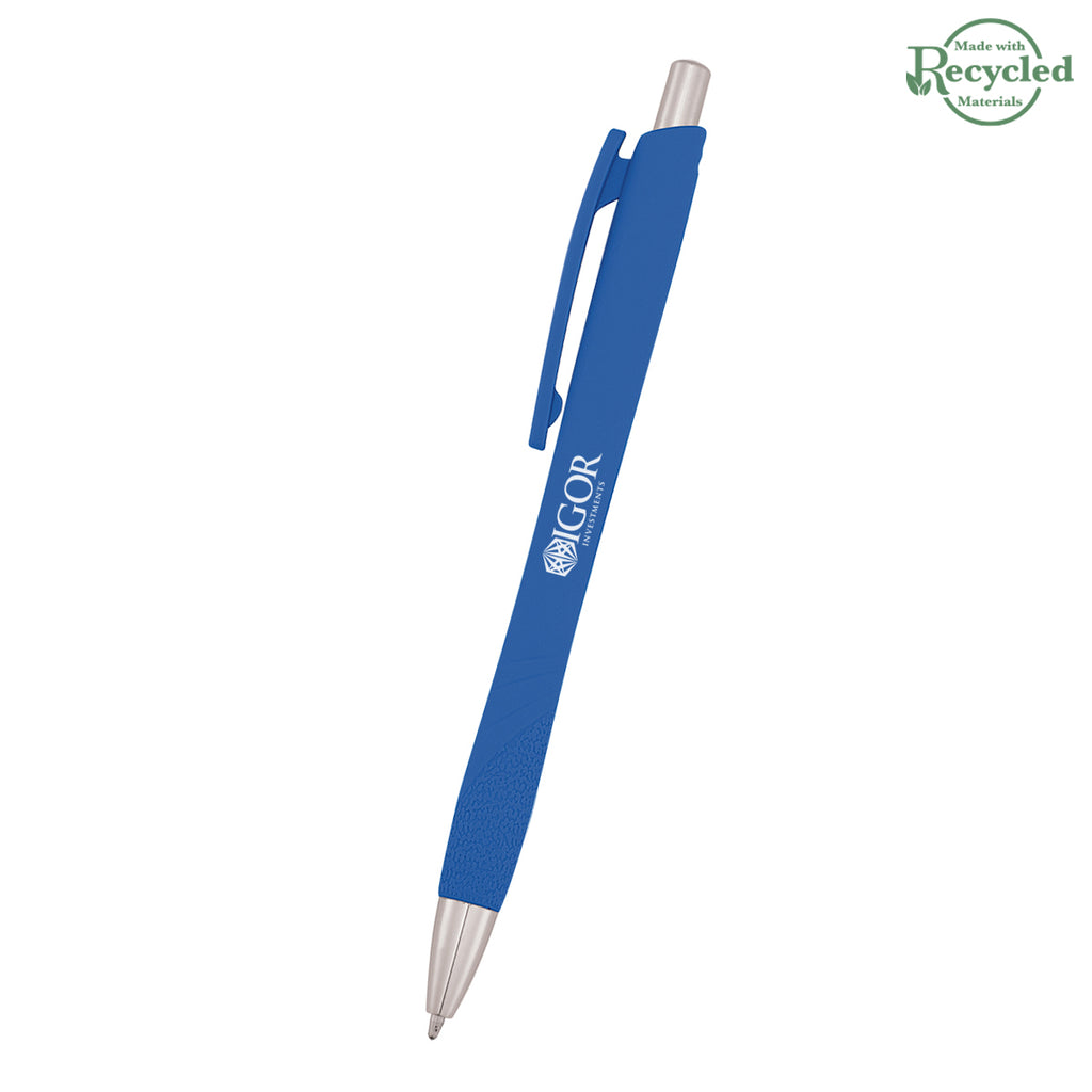 Riel Pen with Your Logo - Blue - Silk Screen
