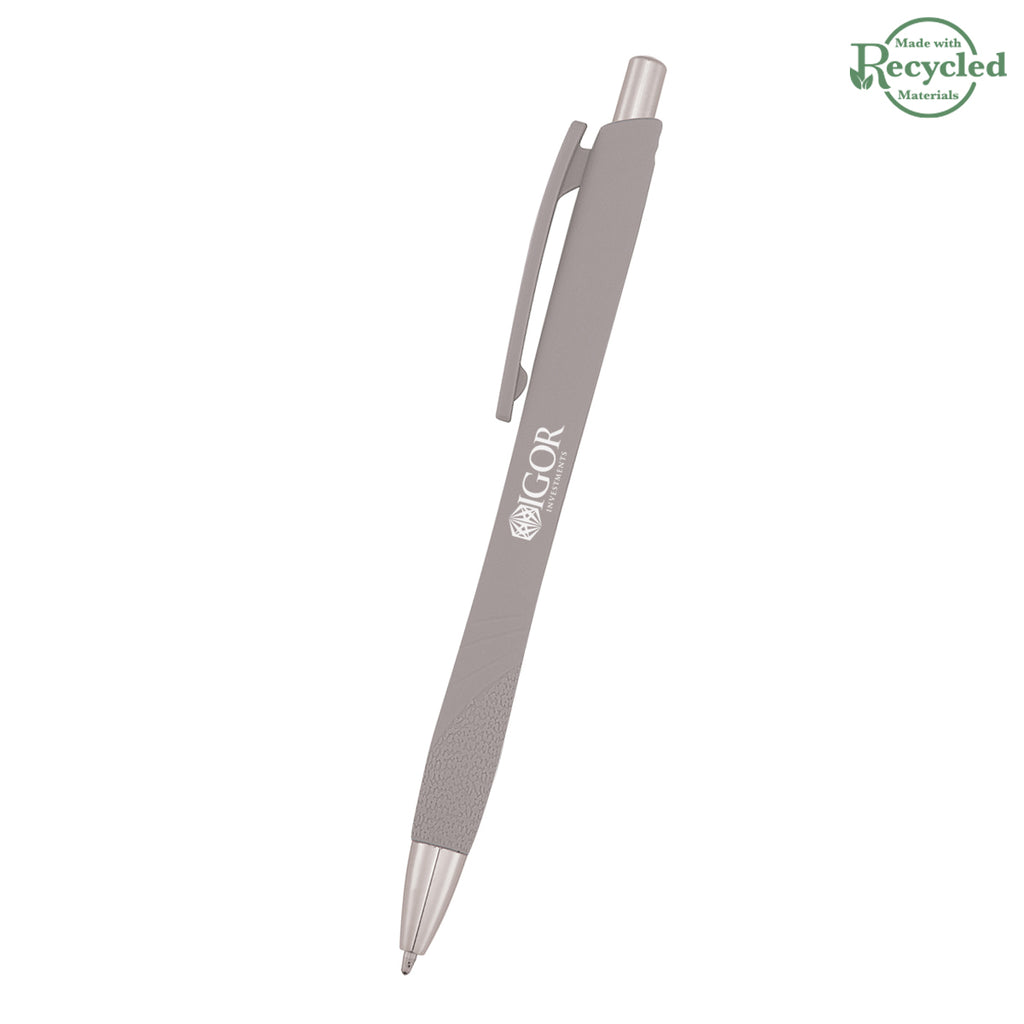 Riel Pen with Your Logo - Gray - Silk Screen
