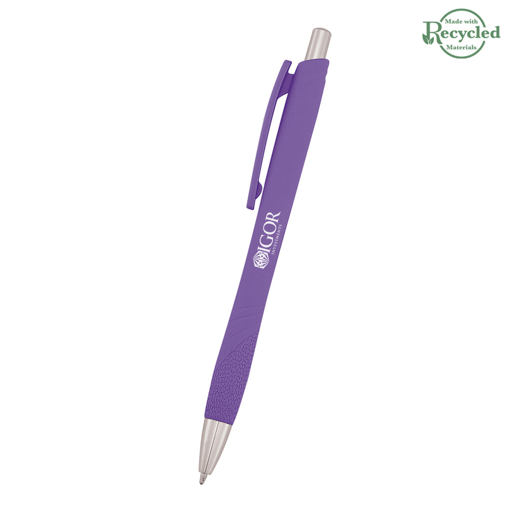 Riel Pen with Your Logo - Purple - Silk Screen