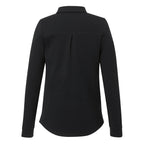 Rigi Eco Knit Button Cardigan for Women Embroidery - Black - Back