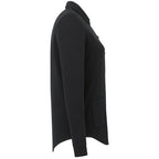 Rigi Eco Knit Button Cardigan for Women Embroidery - Black - Right Side