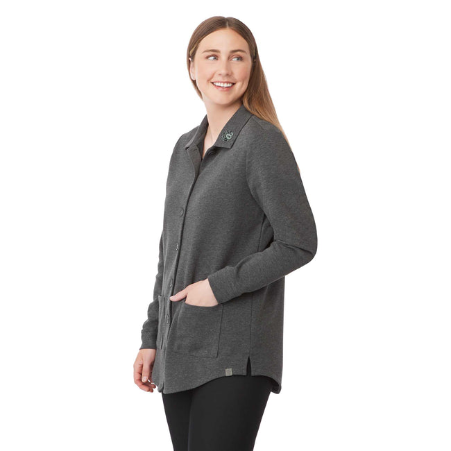 Rigi Eco Knit Button Cardigan for Women Embroidery