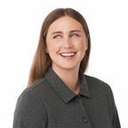 Rigi Eco Knit Button Cardigan for Women Transfer - Heather Dark Charcoal - On Model Detail