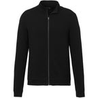 Rigi Eco Knit Full Zip Jacket for Men Embroidery - Black - Front