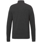 Rigi Eco Knit Full Zip Jacket for Men Transfer - Heather Dark Charcoal - Back