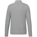 Rigi Eco Knit Full Zip Jacket for Men Transfer - Heather Grey - Back