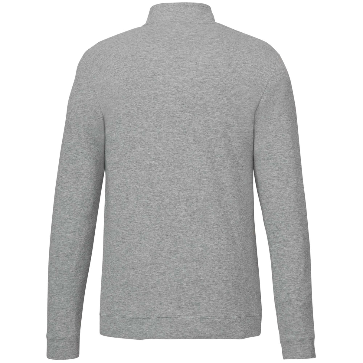Rigi Eco Knit Full Zip Jacket for Men Transfer - Heather Grey - Back