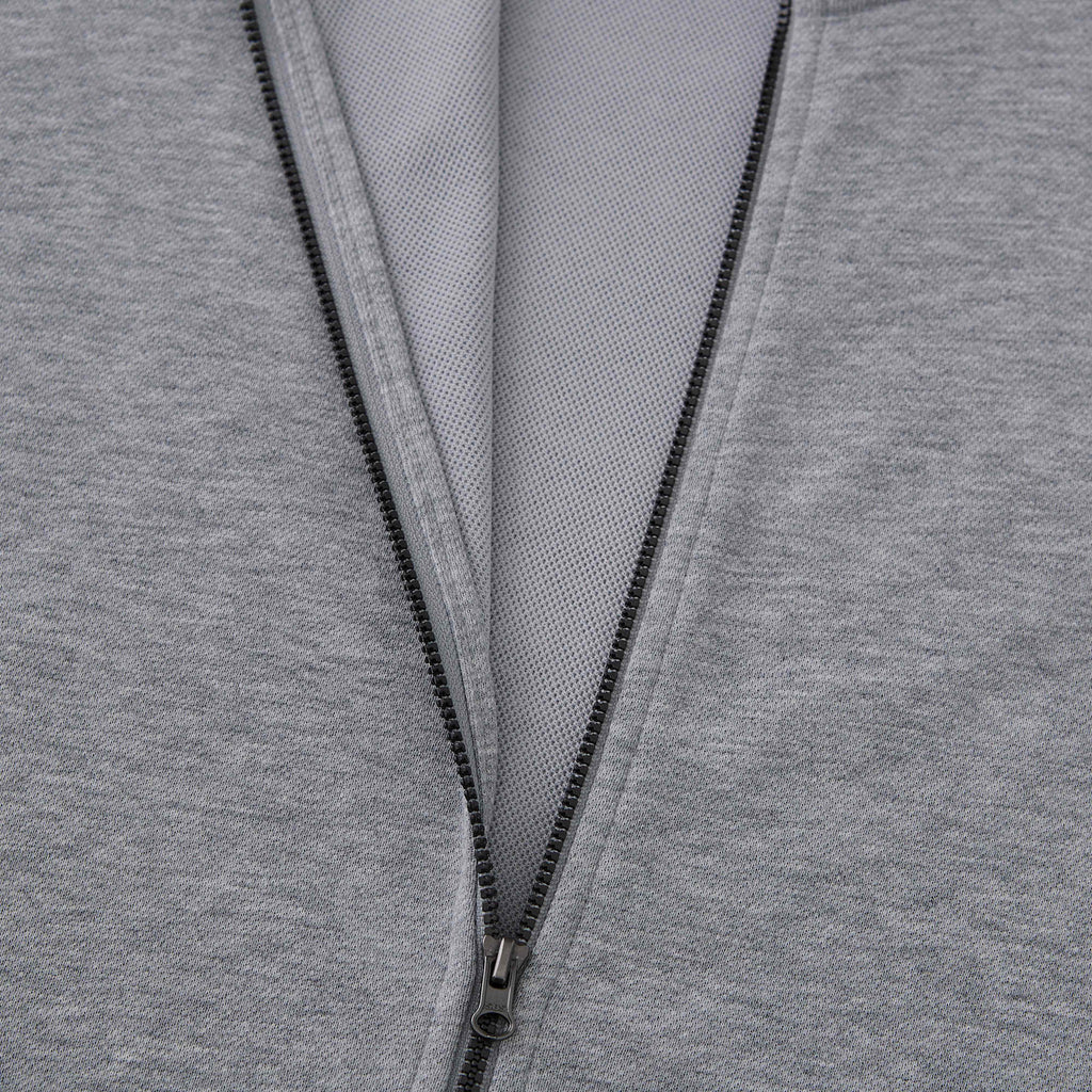 Rigi Eco Knit Full Zip Jacket for Men Transfer - Heather Grey - Detail Inside