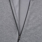 Rigi Eco Knit Full Zip Jacket for Men Transfer - Heather Grey - Detail Inside