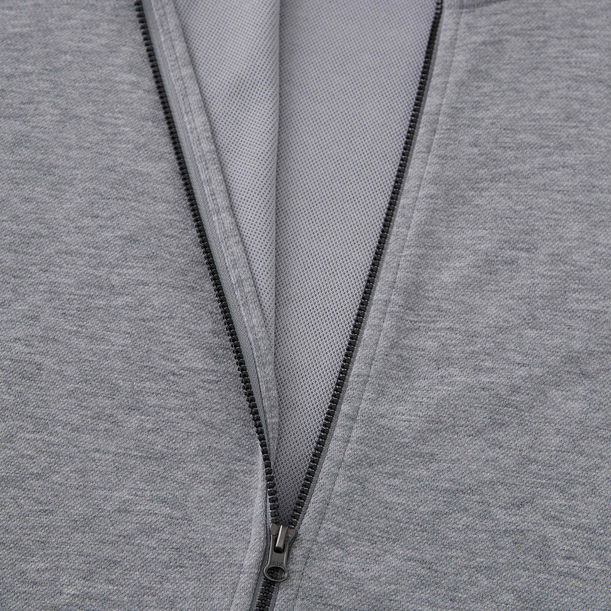Rigi Eco Knit Full Zip Jacket for Men Transfer - Heather Grey - Detail Inside