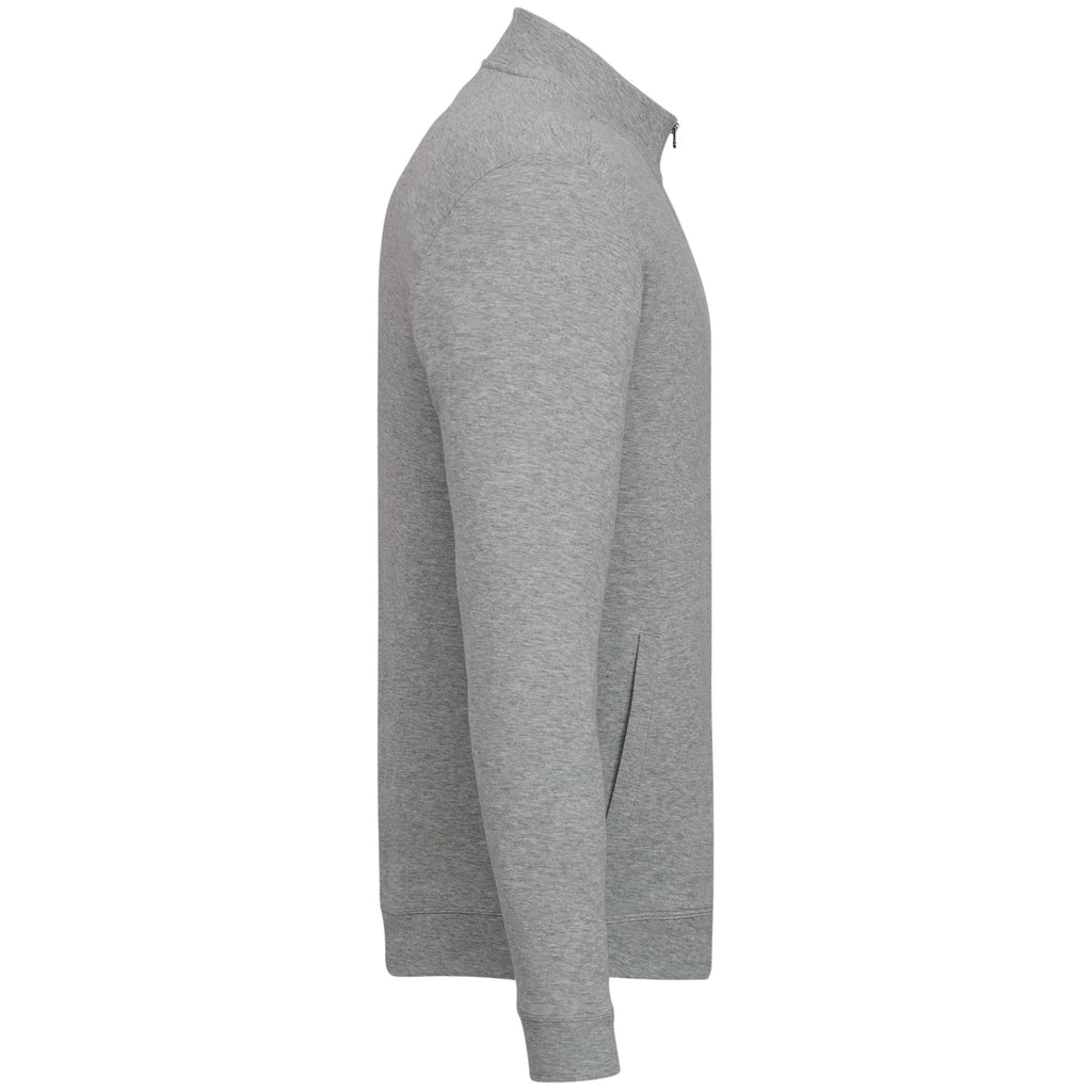 Rigi Eco Knit Full Zip Jacket for Men Transfer - Heather Grey - Right Side