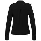 Rigi Eco Knit Full Zip Jacket for Women Transfer - Black - Back