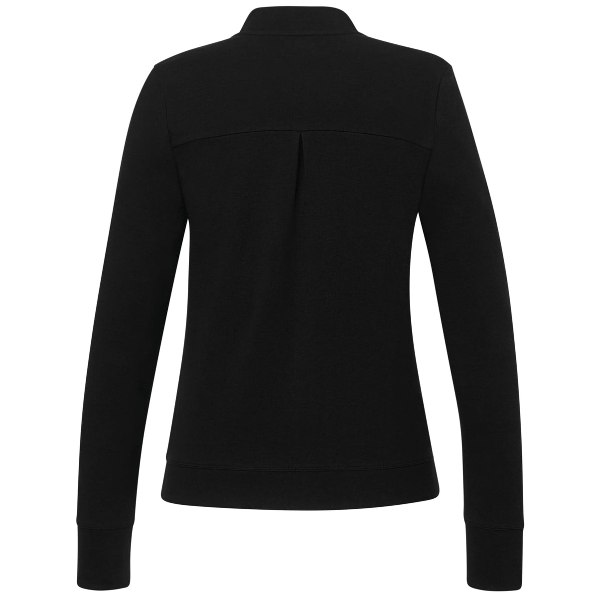 Rigi Eco Knit Full Zip Jacket for Women Transfer - Black - Back