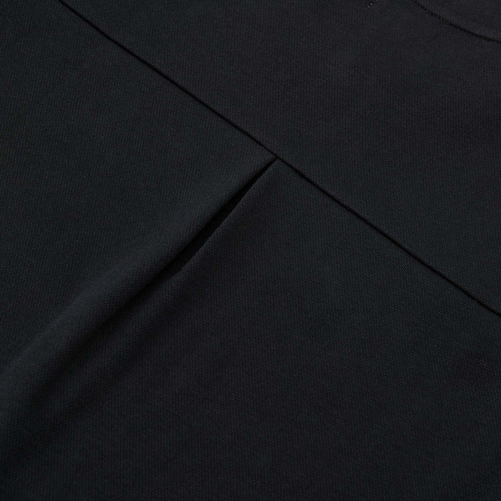 Rigi Eco Knit Full Zip Jacket for Women Transfer - Black - Detail Pleat