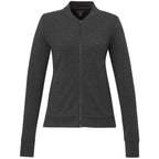 Rigi Eco Knit Full Zip Jacket for Women Transfer - Heather Dark Charcoal - Front