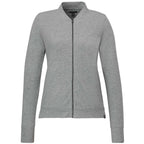 Rigi Eco Knit Full Zip Jacket for Women Transfer - Heather Grey - Front