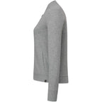 Rigi Eco Knit Full Zip Jacket for Women Transfer - Heather Grey - Left Side