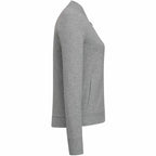 Rigi Eco Knit Full Zip Jacket for Women Transfer - Heather Grey - Right Side