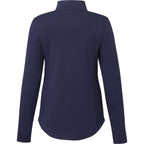 Rigi Eco Knit Half Zip for Women Transfer - Vintage Navy - Back