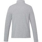 Rigi Eco Knit Quarter Zip for Men Transfer - Heather Grey - Back