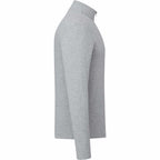 Rigi Eco Knit Quarter Zip for Men Transfer - Heather Grey - Right Side