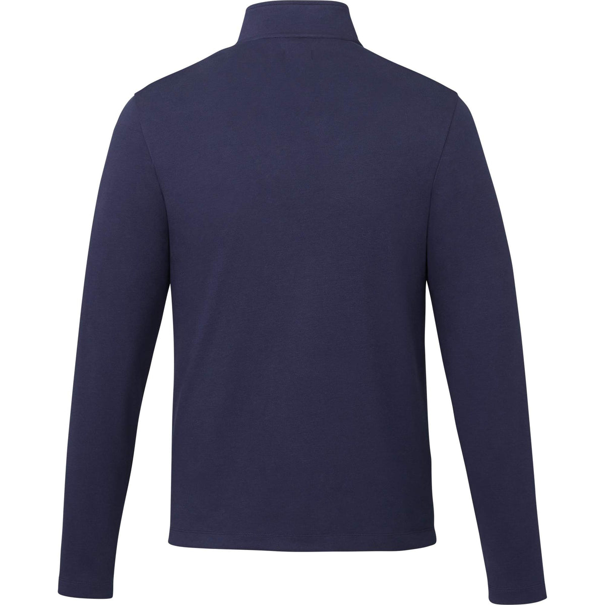 Rigi Eco Knit Quarter Zip for Men Transfer - Vintage Navy - Back