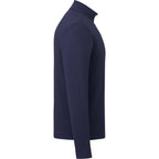 Rigi Eco Knit Quarter Zip for Men Transfer - Vintage Navy - Right Side