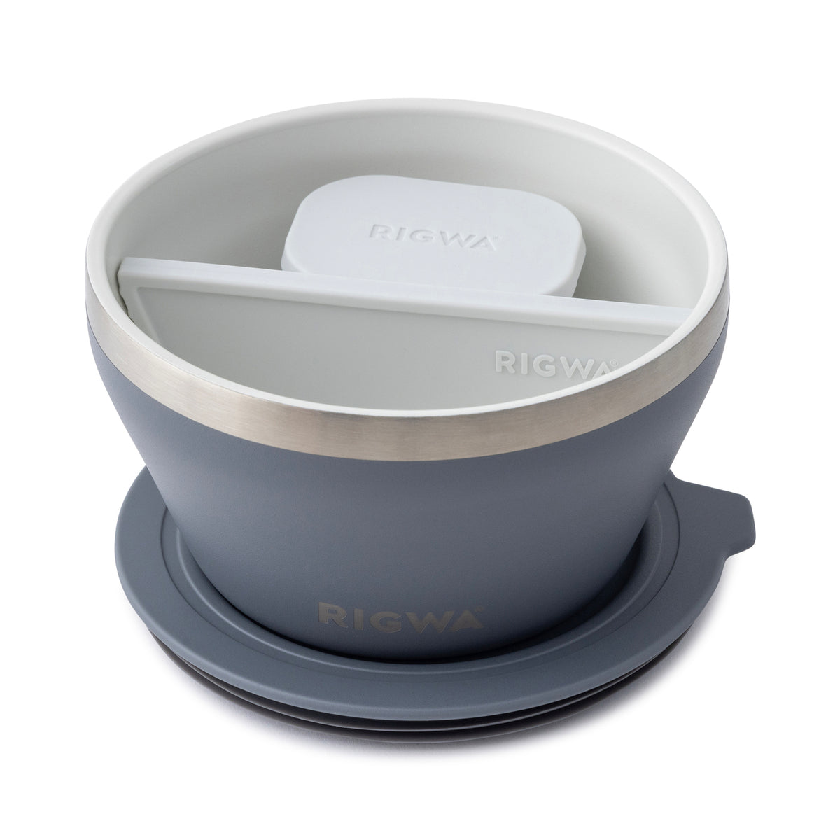 Rigwa Fresh Insulated Food Bowl, 20 oz - Slate - View 3