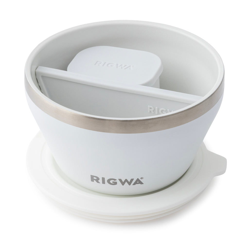 Rigwa Fresh Insulated Food Bowl, 20 oz - White - View 3