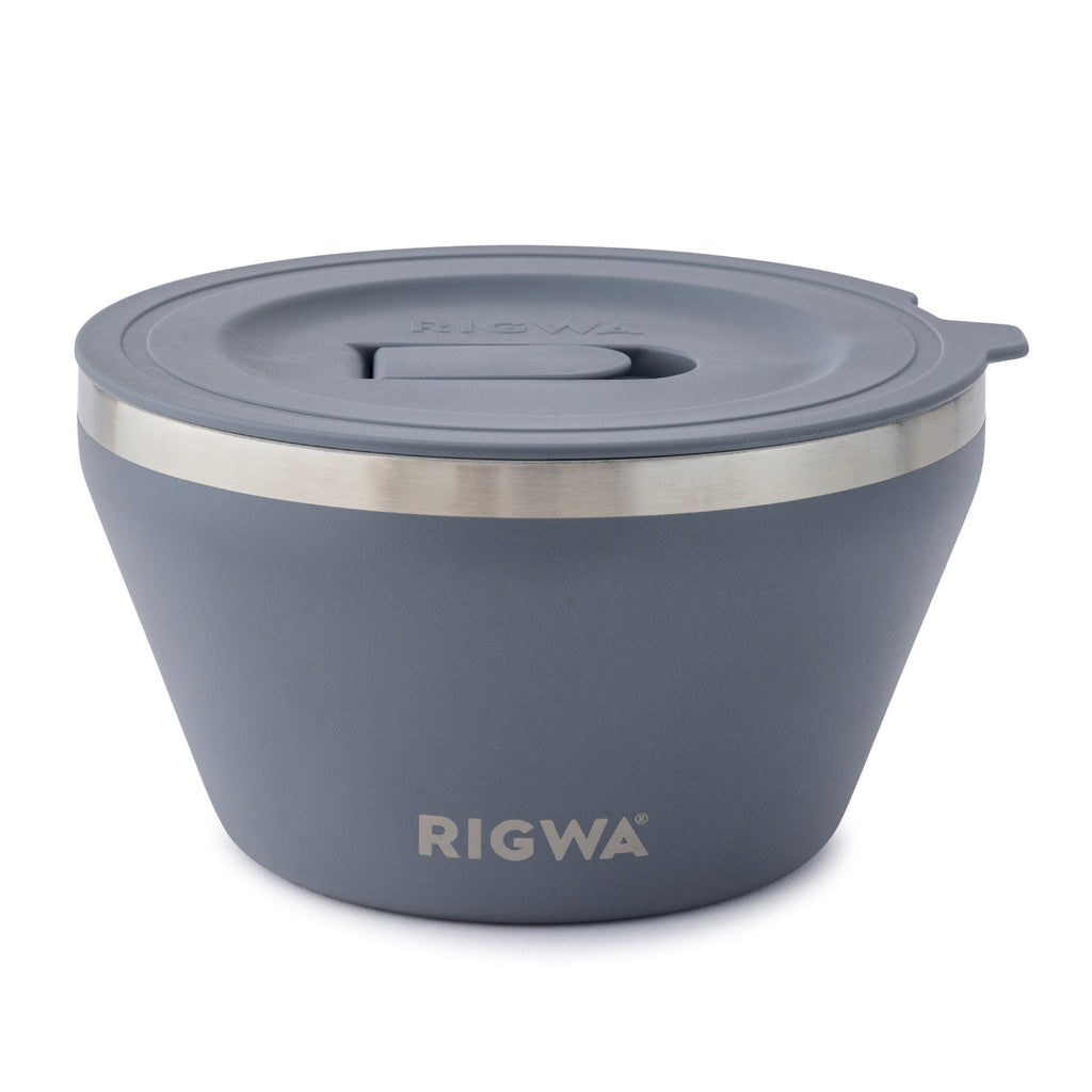 Rigwa Fresh Insulated Food Bowl, 40 oz - Slate - View 2