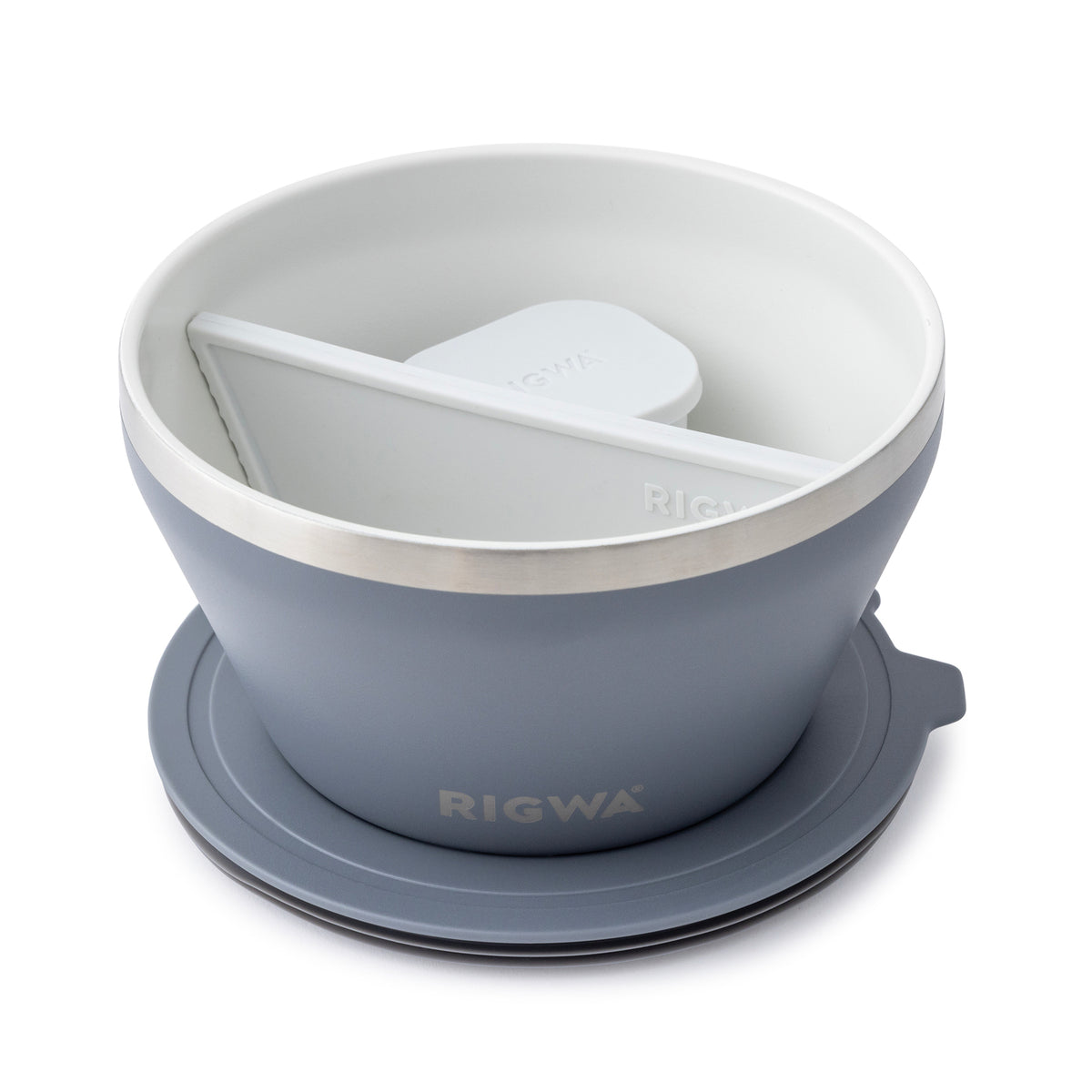 Rigwa Fresh Insulated Food Bowl, 40 oz - Slate - View 3