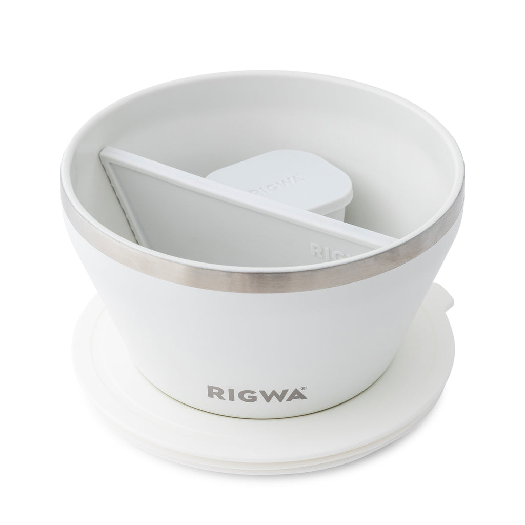 Rigwa Fresh Insulated Food Bowl, 40 oz - White - View 3