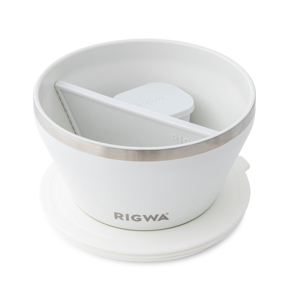 Rigwa Fresh Insulated Food Bowl, 40 oz - White - View 3