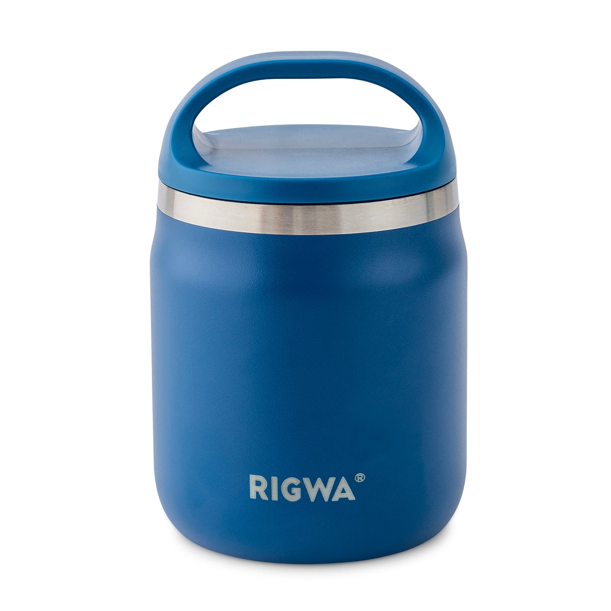 Rigwa Pod Insulated Food Jar with Carry Handle, 20 oz - Blue - View 2