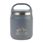 Rigwa Pod Insulated Food Jar with Carry Handle, 20 oz - Slate - View 1