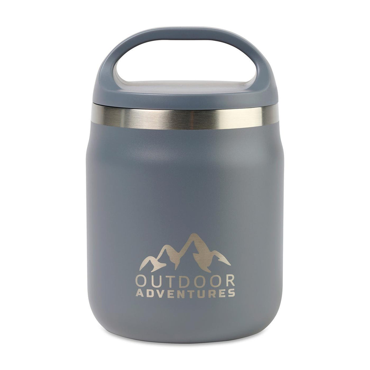 Rigwa Pod Insulated Food Jar with Carry Handle, 20 oz - Slate - View 1