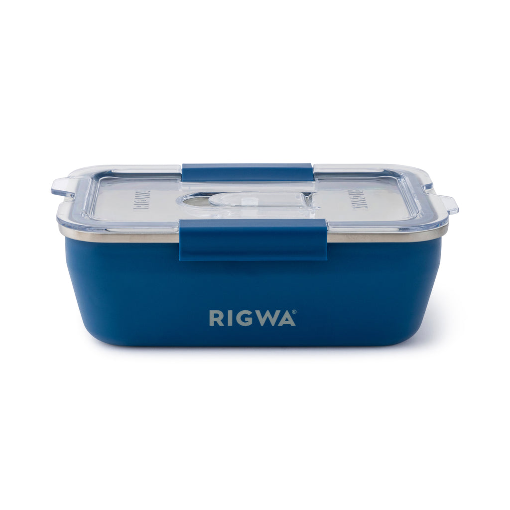 Rigwa Stainless Steel Travel Bento Box, 36 oz - Blue - View 2
