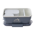 Rigwa Stainless Steel Travel Bento Box, 36 oz Laser Engraving - Slate - View 3