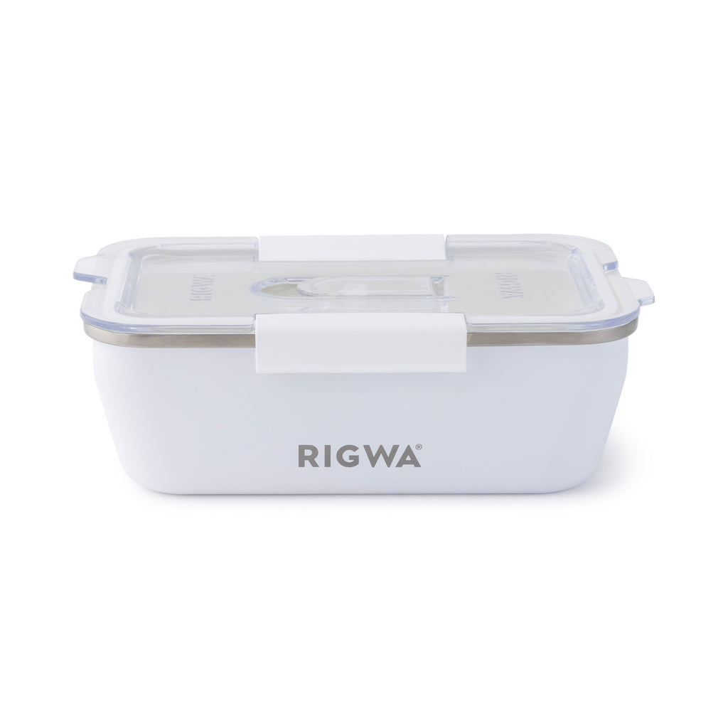 Rigwa Stainless Steel Travel Bento Box, 36 oz - White - View 2