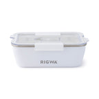 Rigwa Stainless Steel Travel Bento Box, 36 oz - White - View 2