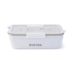 Rigwa Stainless Steel Travel Bento Box, 46 oz - White - View 2