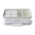 Rigwa Stainless Steel Travel Bento Box, 46 oz - White - View 3