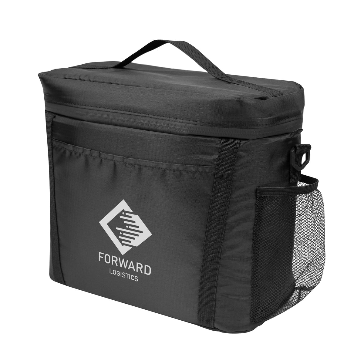 Riley Cooler for 15 Cans - Black - Silk Screen